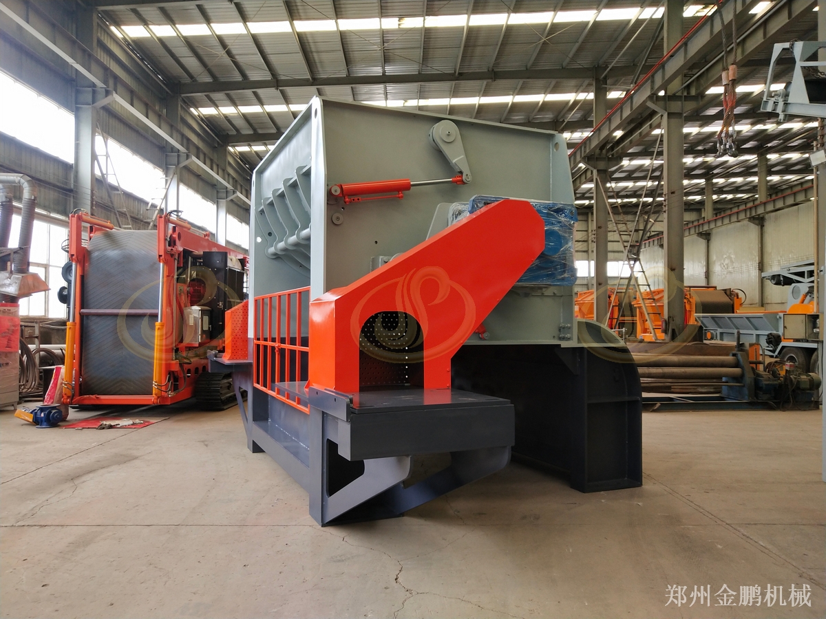 郑州金鹏工业废料撕碎机：规则物料二级处理与尺寸控制