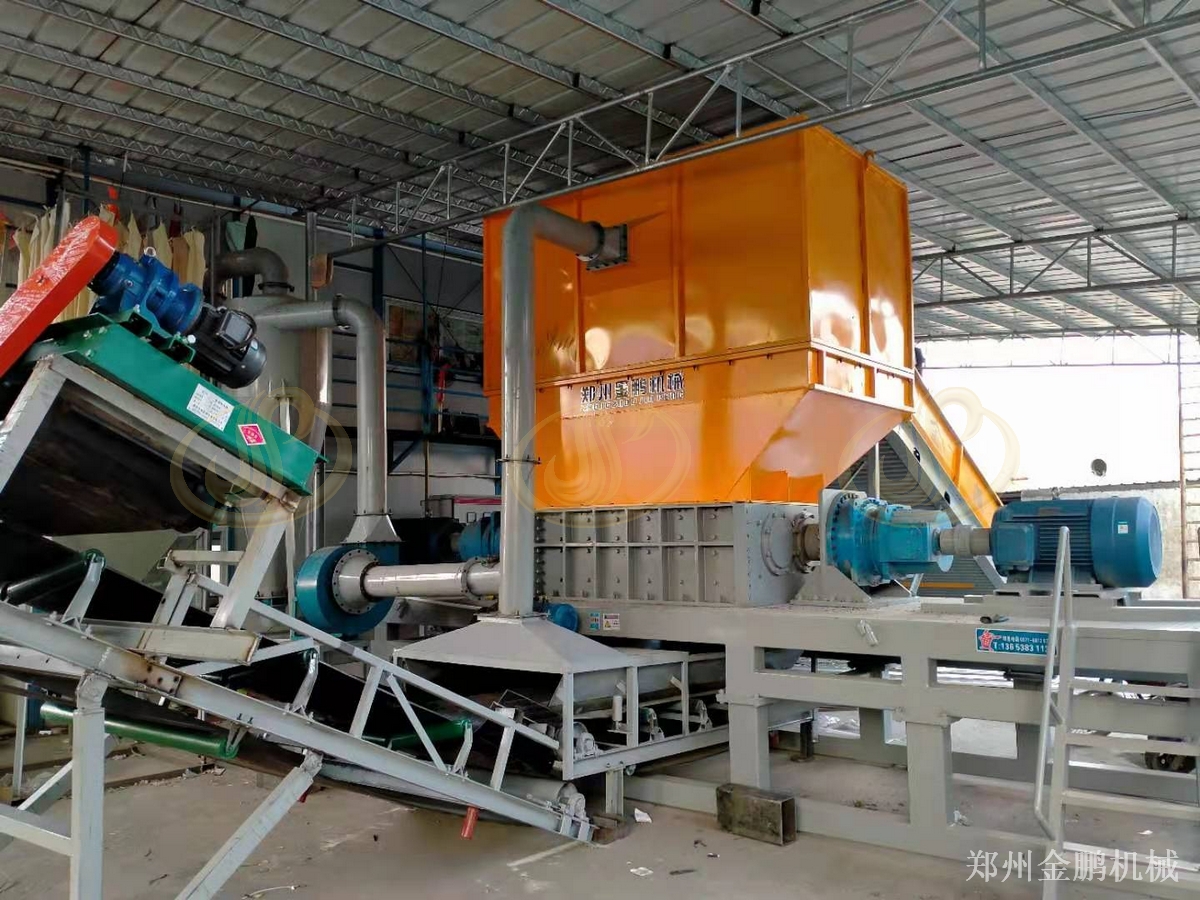 郑州金鹏PS85250大件固废撕碎机助力城市垃圾预处理